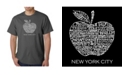 LA Pop Art Men's Word Art T-Shirt - Neighborhoods in NYC